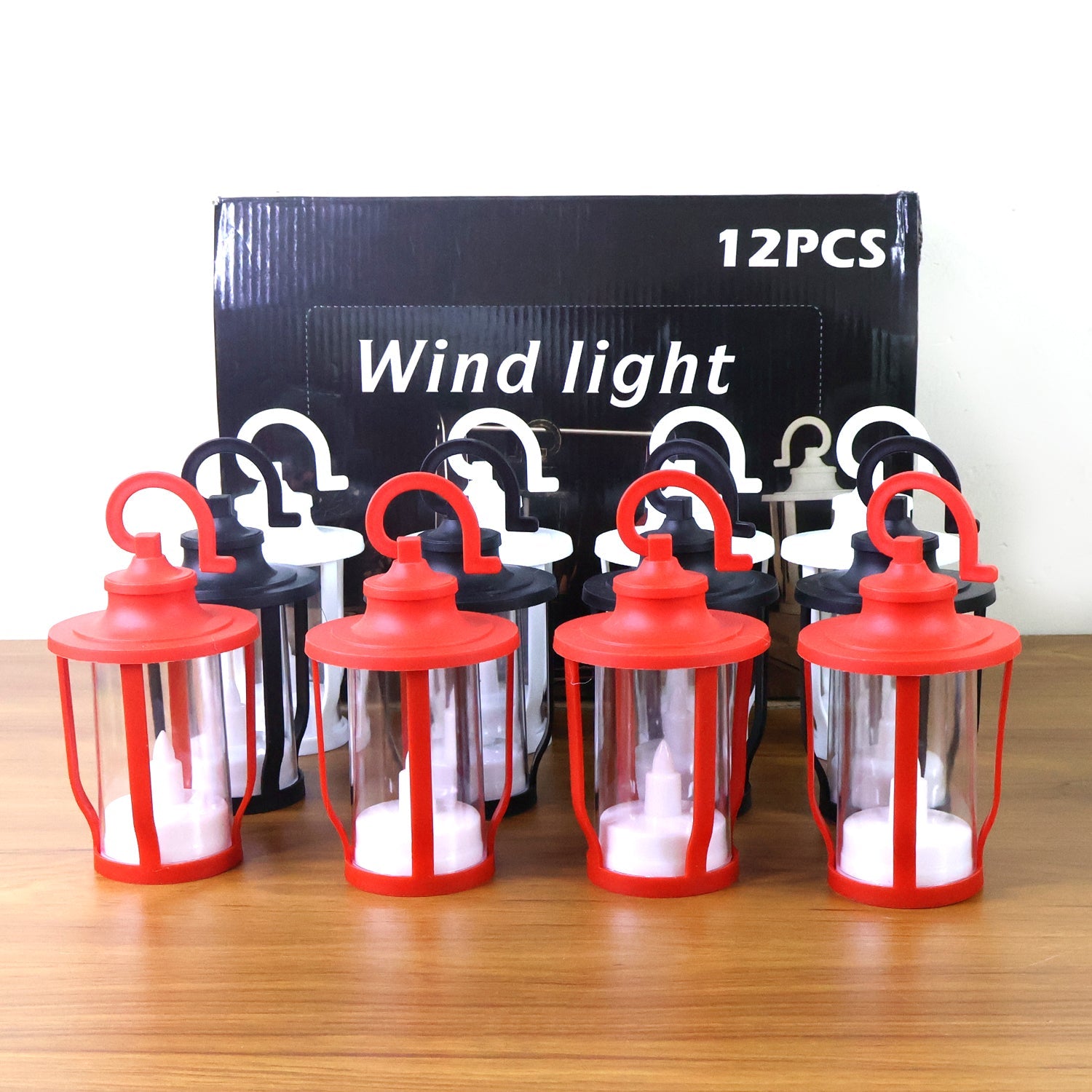 Decorative Lantern Shaped Flameless LED Candles (12 Pc) Decorative Lantern Shaped Flameless LED Candles (12 Pc)